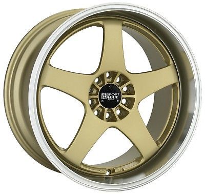 19X9.5 XXR 962 WHEELS 5 4.5/5 4.75 RIM 35MM GOLD