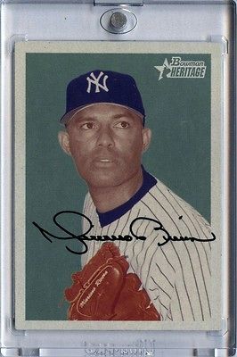 2006 Bowman Heritage #105 MARIANO RIVERA TTM Auto Signed Card Yankees