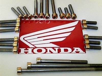 24ct GOLD PLATED HONDA QUAD TRIKE ATV FOURTRAX CRANKCASE ENGINE ALLEN