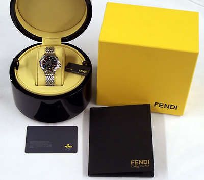 FENDI Swiss Watch Crazy Carats Rolling Stones Diamond 3 Colors