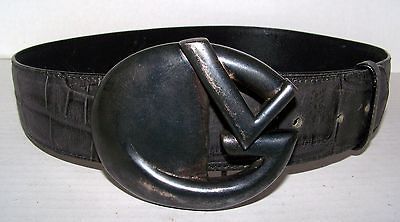 VINTAGE GIANNI VERSACE LEATHER BELT