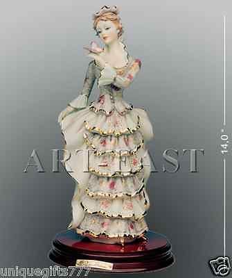  ~Sabadin Vittorio ~Porcelain Gold Plated COLOR STATUE 14