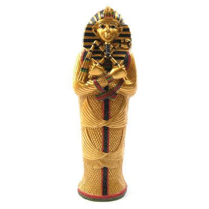 Golden Tutankhamun Sarcophagus with Mummy Egyptian Gift