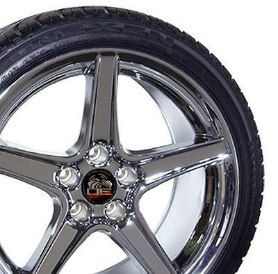 18 9/10 Chrome Saleen Style Wheels Nexen Tires Rims Fit Mustang® GT