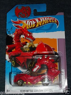 HOT WHEELS 2012 RODZILLA YEAR OF THE DRAGON RARE VHTF MIP