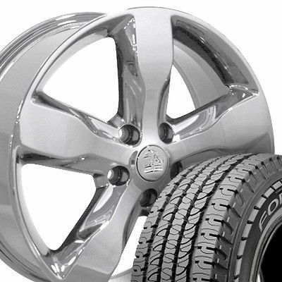 20 Chrome Jeep Grand Cherokee Wheels Set of 4 OEM Rims 9107 Goodyear