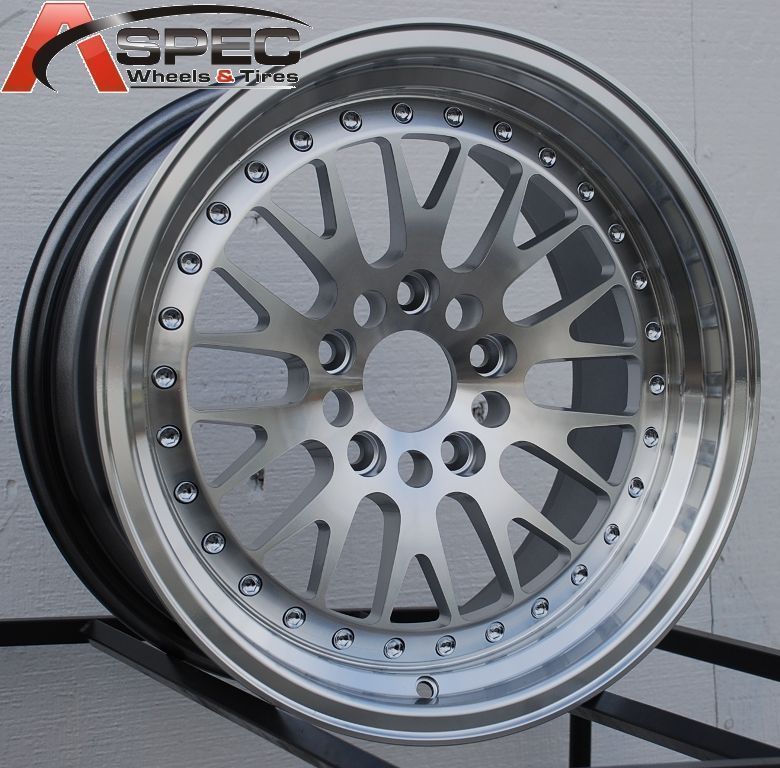 15X9 VARRSTOEN V3 5X100 +25 SILVER WHEEL FIT COROLLA SCION TC VW GOLF