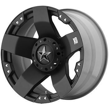 18x9 Black XD XD775 Rockstar 6x135 & 6x5.5 +0 Rims Trail Grappler