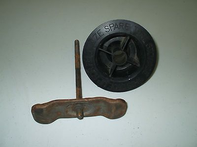 82 88 Oldsmobile Cutlass Ciera Spare Tire Hold Down Bolt & Cap Strap