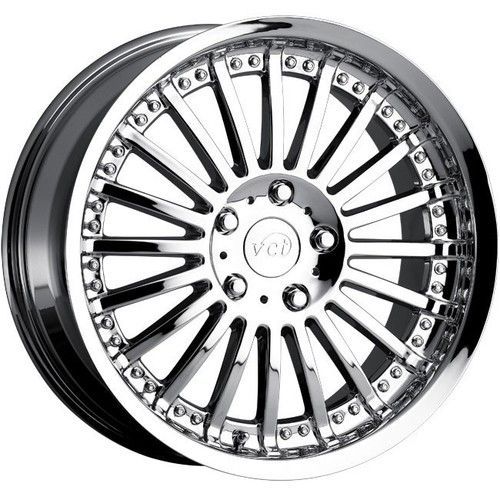 NEW 20X8.5 VCT SPAZIO CHROME 5X115 RIMS