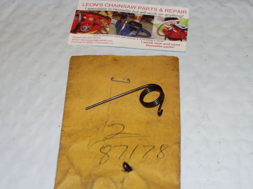 NOS McCulloch 6 10, 10 10, Super Pro 81 Chainsaw Throttle Return