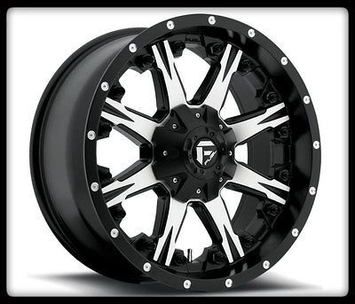 D541 MACHINED RIMS & 33X12.50X20 TOYO OPEN COUNTRY MT TIRES WHEELS