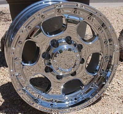 HE842 RIMS CHEVY 2500 Silverado Sierra DODGE RAM H2 8 LUG WHEELS