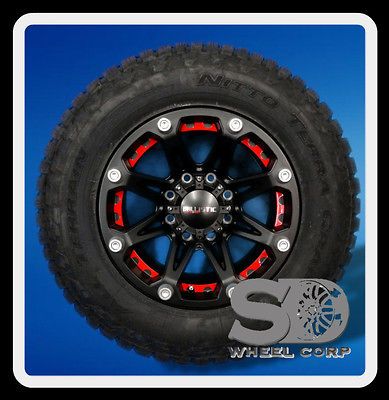 JESTER 5X5 W/ LT275/70/18 NITTO TERRA GRAPPLER AT WHEELS RIMS