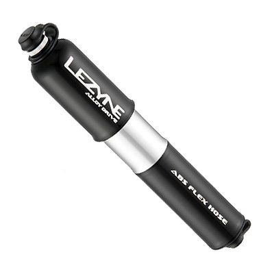 New Bicycle Pump Lezyne Mini Alloy Drive MEDIUM Black Bike Frame Pump