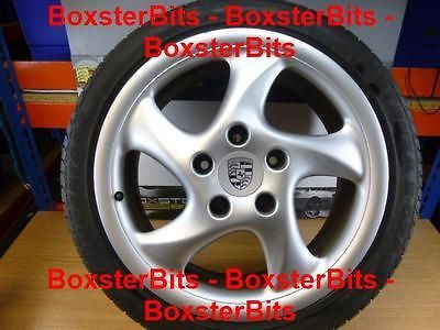 Genuine Porsche Turbo Look 18 inch wheels & tyres 986 Boxster