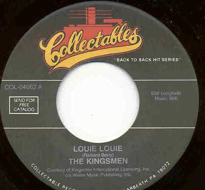 45 KINGSMEN ~ LOUIE, LOUIE / LITTLE LATIN LUPE LU    63 / 64