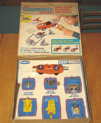 Vintage Remco Swapmobile Gift Set 1967 & Box 