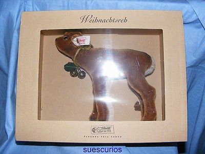 Steiff Christmas Deer   Limited Edition EAN 670893   Limited Edition