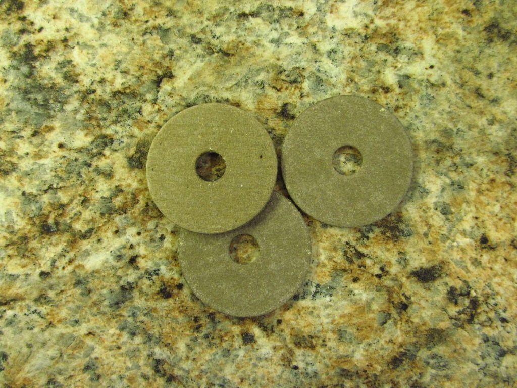 GRASSHOPPER MOWER PART 421200 FIBER BLADE WASHER *SET OF 3*