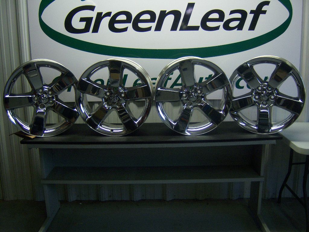 Challenger SRT8 20 Chrome Aluminum Wheels Rims 2009 2011 Factory Oem 4