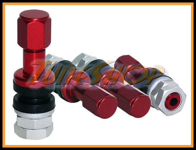 Pcs Work Wheels Red Forged Aluminum Valve Stems Caps Emotion CR Kai