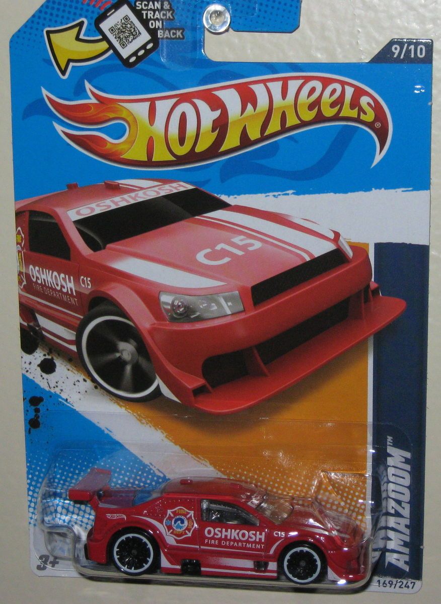 Hot Wheels ★ HW Main Street ★ OshKosh FD Amazoom ★ 2012 Red