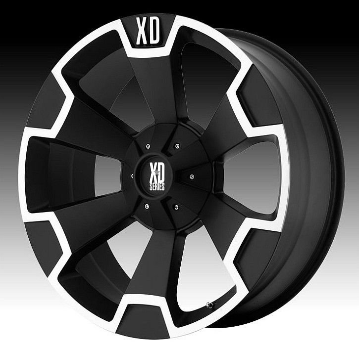 20 inch 20x9 KMC XD Black Wheels Rims 5x150 Toyota Tundra Sequoia