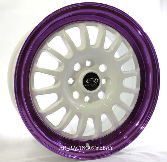 15 Rota Rims Track R Purple Yaris Vera Mini Cooper E30