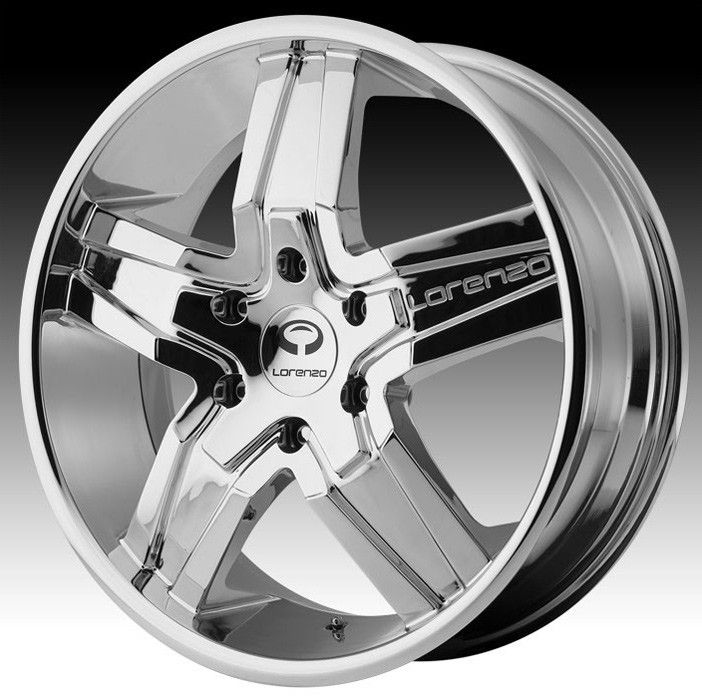 22 inch Lorenzo WL030 Chrome Wheels Rims 5x4 5 5x114 3 azera Elantra