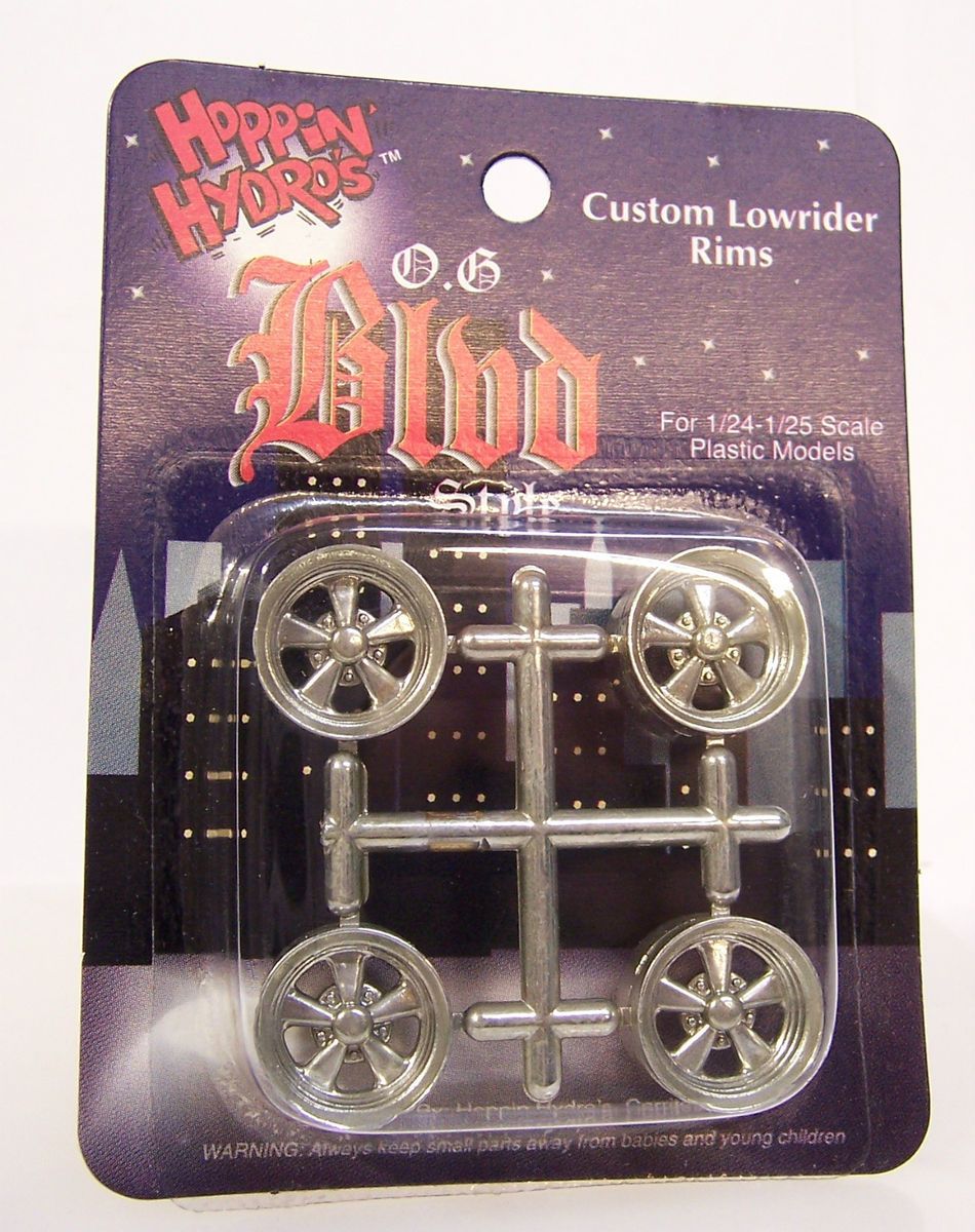 Hoppin Hydros Blems 1 24 OG Blvds Lowrider Wheels Rims Dull Chrome