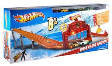 New Hot Wheels Super 6 Lane Raceway