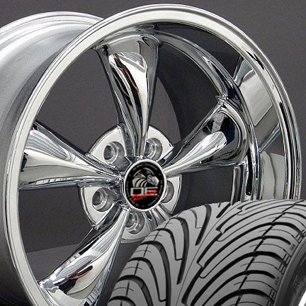 18 9 10 Chrome Bullitt Wheels Nexen Tires Rims Fit Mustang® 94 04