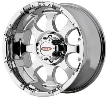 inch 955 MO955 Chrome Offroad Chevy Ford Truck Wheels Rims Set