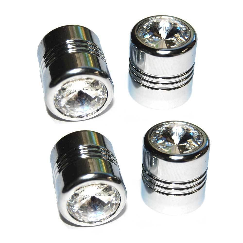 Diamond Bling Crystal Valve Stem Caps Car Truck Trailer Rims