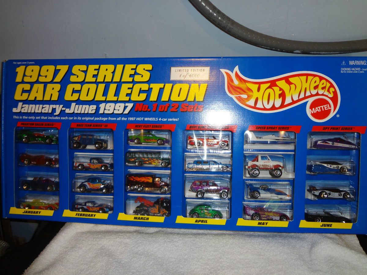 1997 Hot Wheels Series Car Collection Jan June 24 Car Set Limited