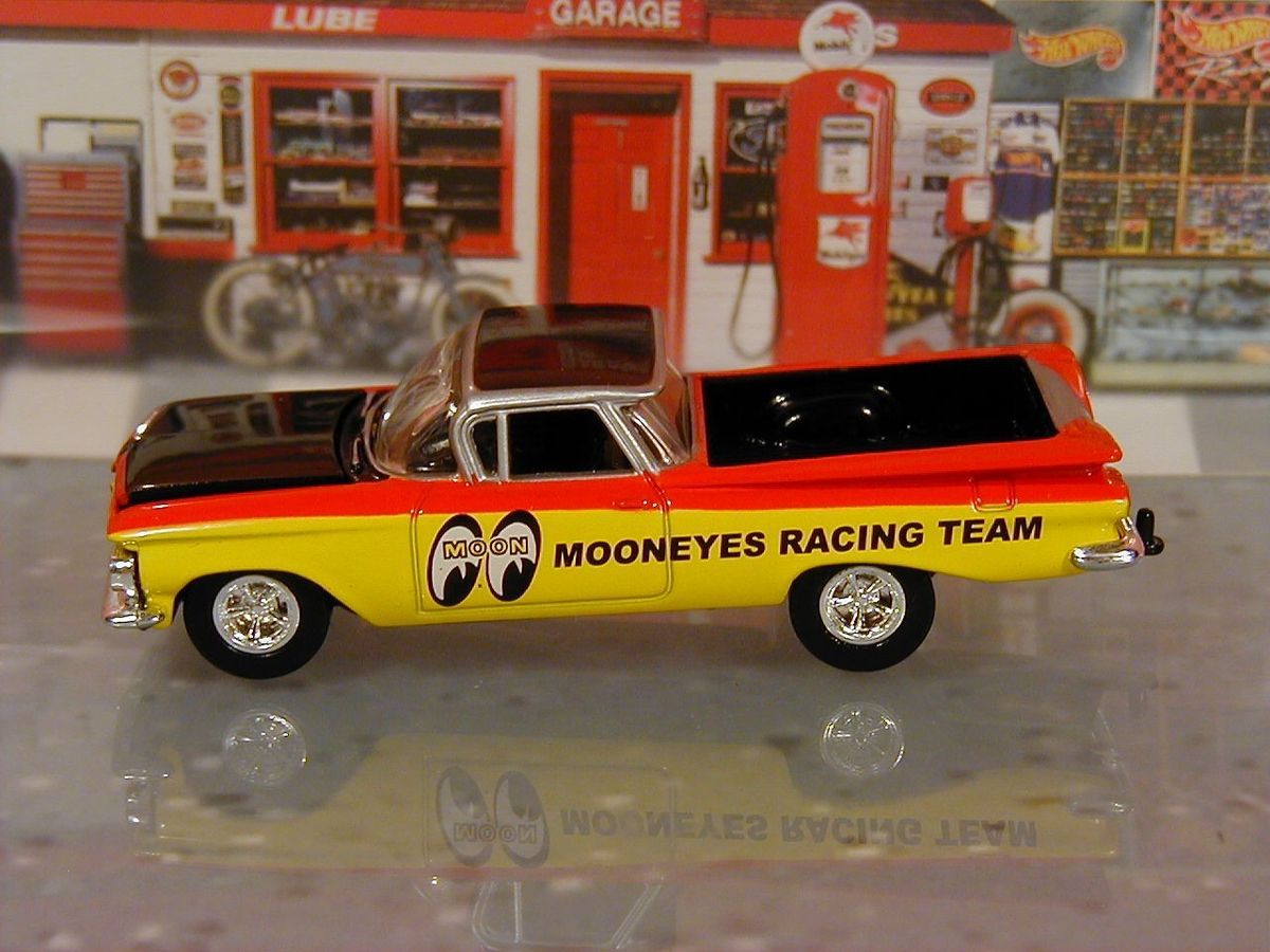 Hot Wheels 59 Chevy Super Stock El Camino Mooneyes Racing 1 64 Le