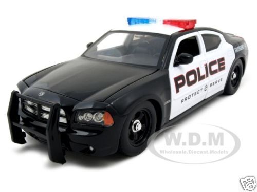 2006 Dodge Charger R T Police 1 24 Jada w Stock Rims