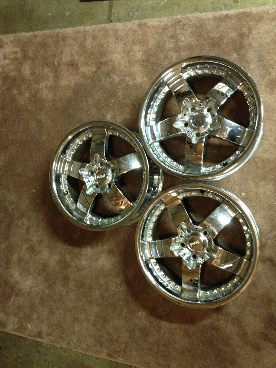 18 Damani Vanquish Chrome Rim Wheels Set of 3