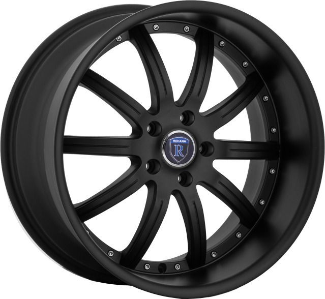 20 Rohana Rims RL10 Black 5x120 18 E39 E60 E63 535 M5