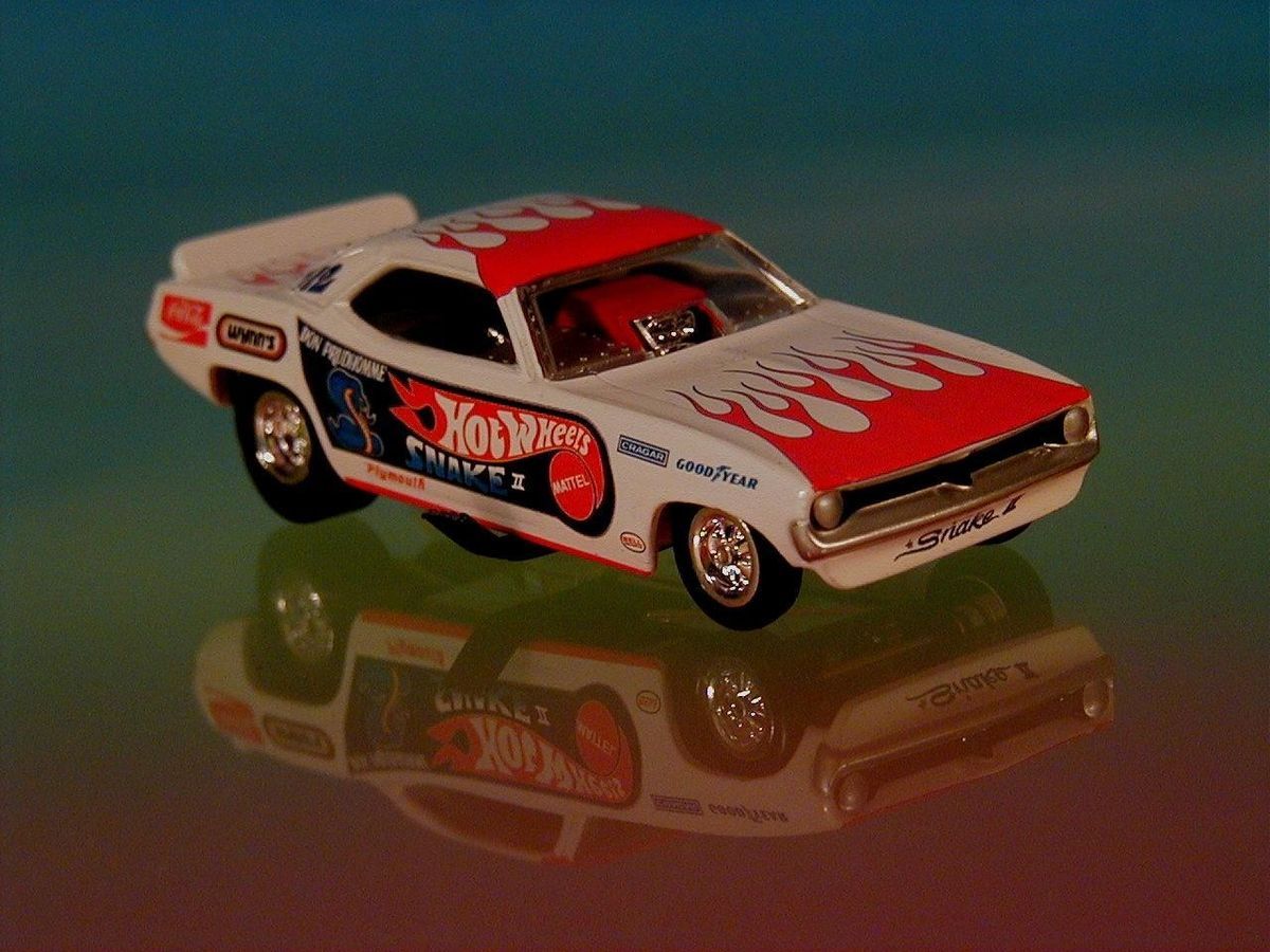Hot Wheels Don Prudhomme Snake II Cuda Funny Car Limited 1 64 Scale