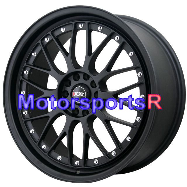 18 18x8 5 XXR 521 Flat Black Wheels Rims Lip 04 05 06 07 08 Acura TL