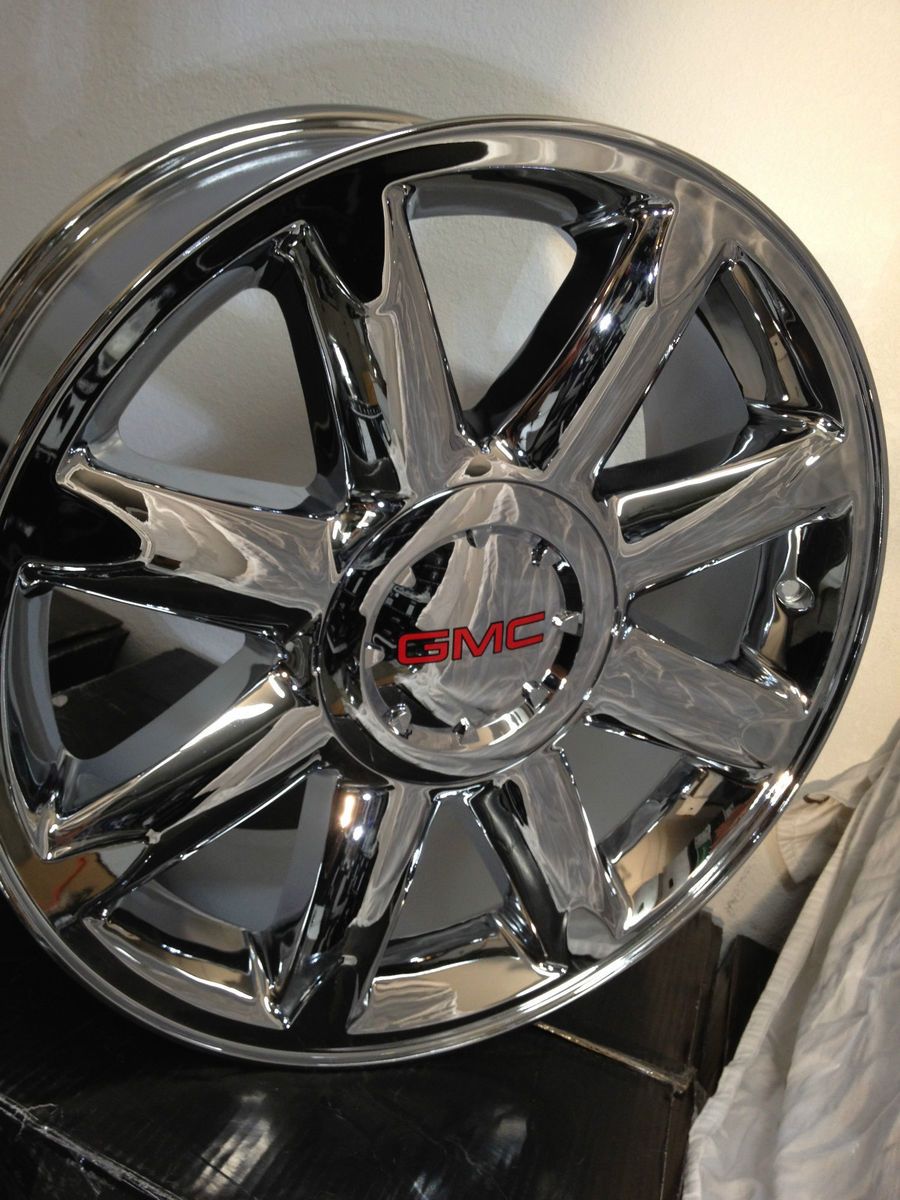  Chrome GMC Sierra Yukon Denali Factory OE Wheels Rims 20x8 5 6x5 5