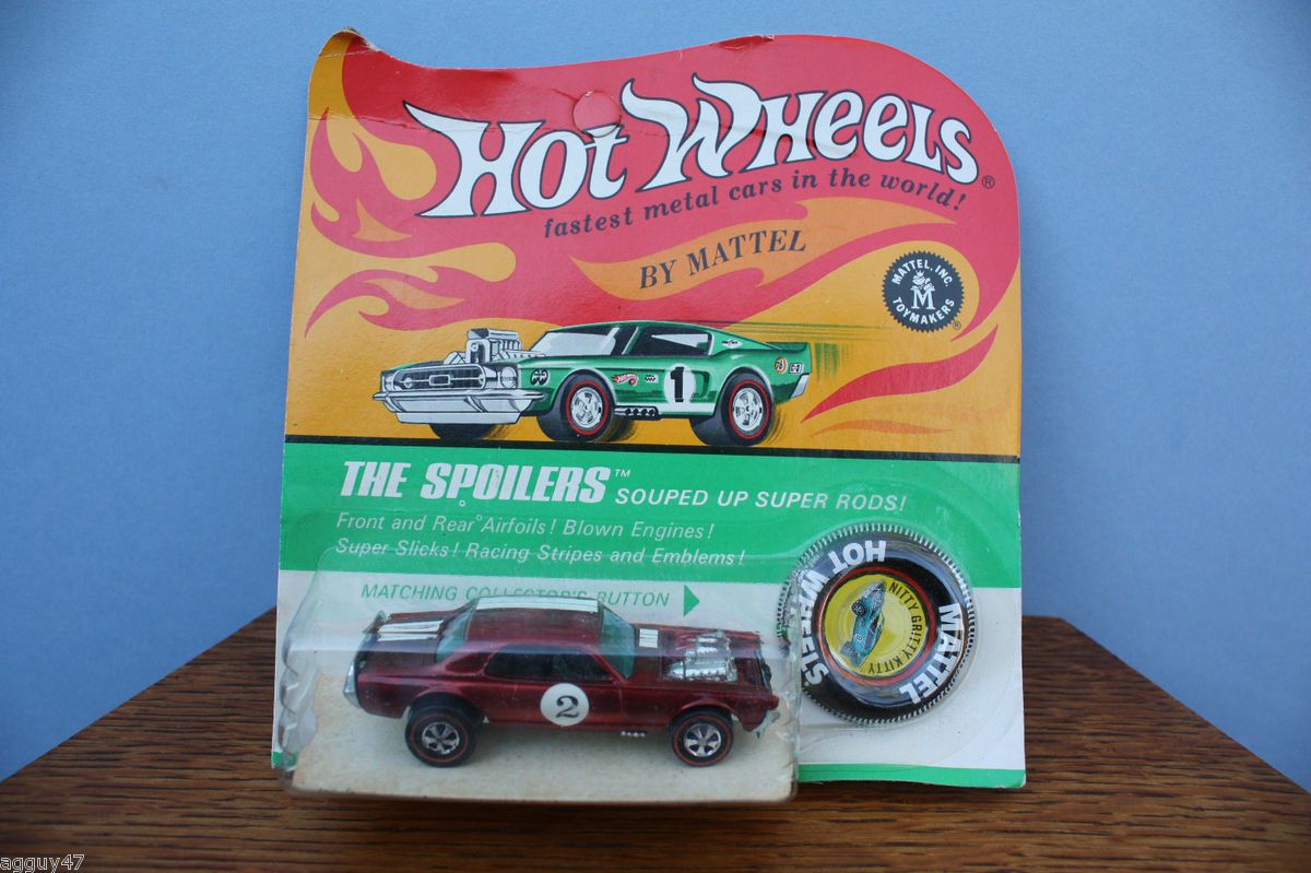 Mattel Hot Wheels Redline Nitty Gritty Kitty Red Unpunched Blister