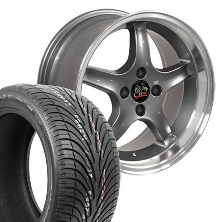 Gunmetal Cobra R Wheels Nexen Tires Rims Fit Mustang® 79 93