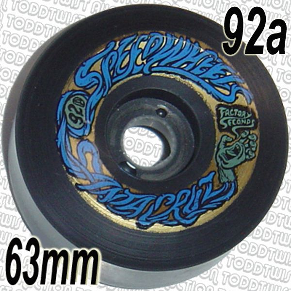 Cruz Bullet Skateboard Speed Wheels 63mm F s BK 80s Old School