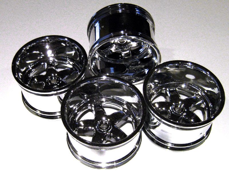 Tmaxx Emaxx Savage Shiny 1 Offset 4 Rims 83x56mm