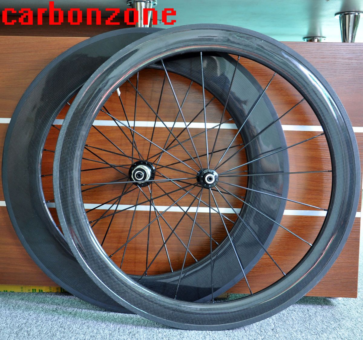 56 86mm 700c Carbon Road Bike Tubular Wheels Wheelsets