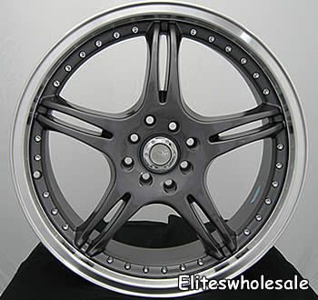 18x8 5 Gunmetal Wheels Rims adr Battle EXE 5x112