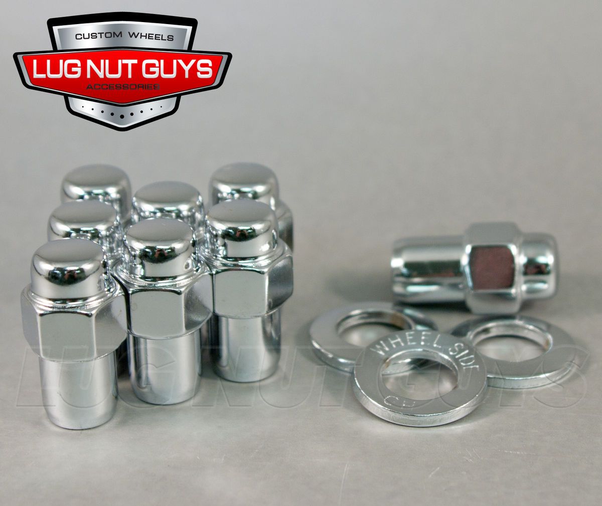 20 Lug Nuts 12x1 5 Chrome Mag Nut 75 Shank Cragar